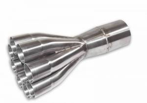Stainless Headers - 1 1/2" Primary 8 into 1 Performance Merge Collector-CP2 Titanium 0.050" - Image 3