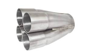 Titanium - Titanium Merge Collectors - Stainless Headers - 1 7/8" Primary 4 into 1 Performance Merge Collector-CP2 Titanium 0.035"