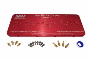 SHM Gear - Tools & Equipment - Stainless Headers - Header Welding Purge Plate: Big Block Chevy Wedge Heads