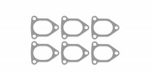 Lycoming TIO-540 3-Bolt Stainless Exhaust Flange-- Set of (6)