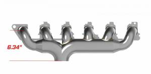 Stainless Headers - Ford 300/4.9L Inline 6  Turbo Header- Bottom Exit - Image 2