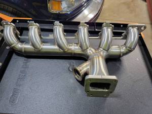 Stainless Headers - Ford 300/4.9L Inline 6  Turbo Header- Front Exit - Image 5