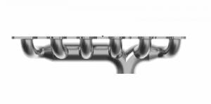 Stainless Headers - Ford 300/4.9L Inline 6  Turbo Header- Front Exit - Image 7