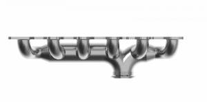 Stainless Headers - Ford 300/4.9L Inline 6  Turbo Header- Front Exit - Image 10