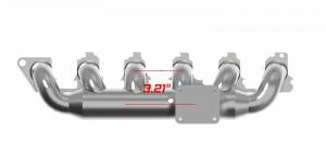 Stainless Headers - Ford 300/4.9L Inline 6  Turbo Header- Front Exit - Image 12
