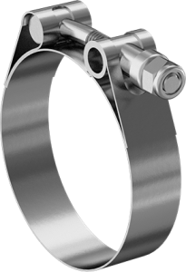 2 5/8" Flat Band Clamp- Stainless Steel