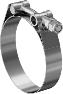 3 1/2" Flat Band Clamp- Stainless Steel