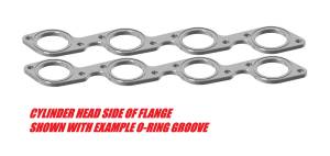 CNC Stainless Header Flange- O-Ring Groove Option