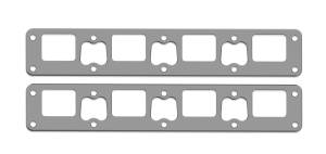 CNC Machined Stainless Header Flanges- BAE 5x Rect. Port Hemi Heads