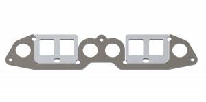 Jeep/AMC 2.5L/150 I-4 Manifold Flange Set: Mild Steel & Aluminum