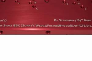 Header Welding Purge Plate: Big Block Chevy Wedge Heads