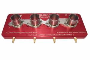 Header Welding Purge Plate: Big Block Chevy Wedge Heads