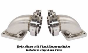 Stainless Headers - Big Block Chevrolet D-Port Custom Turbo Header Build Kit - Image 4