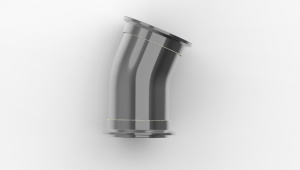 3" V-Band 22 Degree Turbo Elbow