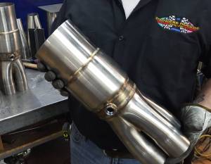 4 1/2" Diameter x 4" Long Collector Muffler