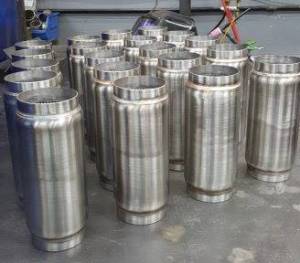 4" Diameter x 8" Long Collector Muffler