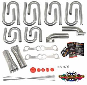 Pontiac 389/400/428/455 Turbo Header- Round Port Turbo Header Build Kit