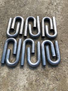 B-List Mandrel Bends: Set of (12) USA Made 304SS J-Bends