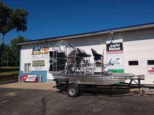 Big Block Chevy Backswept 304 Stainless Steel Airboat Headers