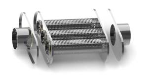 Stainless Headers - 304 Custom Stainless Steel Chambered Oval Low Profile Muffler (600hp Rated*) - Image 2