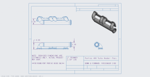 Pontiac 400/428/455 Turbo Header- Round Port, RAII/RAIV Pattern