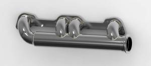 Pontiac 400/428/455 Turbo Header- Round Port, RAII/RAIV Pattern