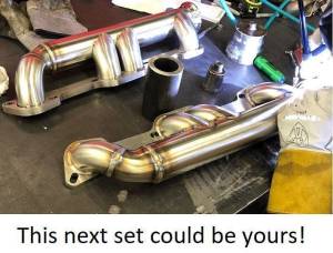 Pontiac 400/428/455 Turbo Header- Round Port, RAII/RAIV Pattern