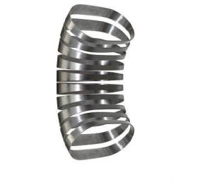 4 1/2" Oval Aluminum 90 Degree Pie Cut Kit- Vertical