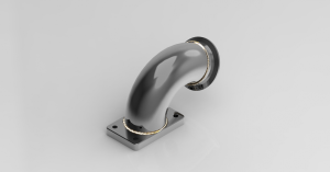 T3 Turbo Flange 120 Degree Stainless Turbo Elbow