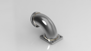 T4 Turbo Flange 120 Degree Stainless Turbo Elbow