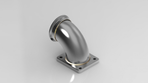 T4 Turbo Flange 90 Degree Stainless Turbo Elbow