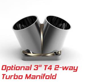 Stainless Headers - Toyota 2JZ-GTE Side Mount Turbo Manifold Build Kit - Image 3