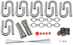 Custom Header Build Kit for Mercury Racing 7.0L LS7-SB4 DOHC Heads