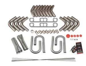 Small Block Mopar W2 Custom Fender Exit Header Build Kit