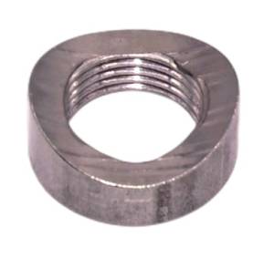 304 Stainless Steel O2 Sensor Bung- Radius Cut