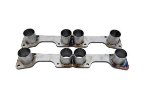 Small Block Chevy Close Port Stahl Pattern Mild Steel Header Flange Kit