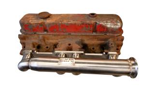  Buick 455 Big Block Turbo Header up and Forward Passenger Side
