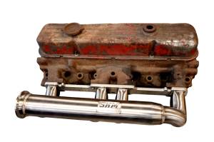  Buick 455 Big Block Turbo Header up and Forward Driver Side