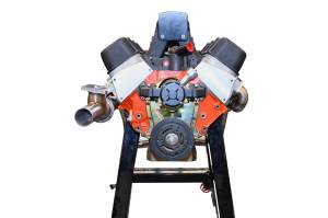 Big Block Chevy Single Turbo Header (Rear Crossover) (Shown with T6 Turbo Mount Elbow & Wastegate Provision)