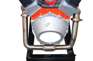 Big Block Chevy Single Turbo Header (Rear Crossover)