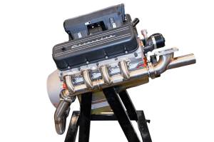 Big Block Chevy Single Turbo Header (Rear Crossover) (Shown with T6 Turbo Mount Elbow & Wastegate Provision)