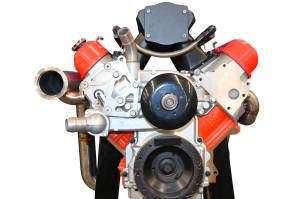 Chevy LS Single Turbo Header (Rear Crossover)