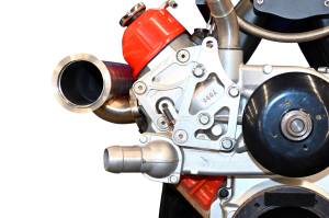 Chevy LS Single Turbo Header (Rear Crossover)