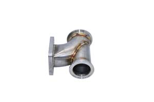 OPTIONAL T4 turbo inlet elbow with wastegate provision