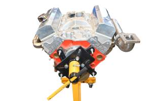 Small Block Chevy Single Turbo Header (Rear Crossover) (Shown with OPTIONAL T4 Elbow)
