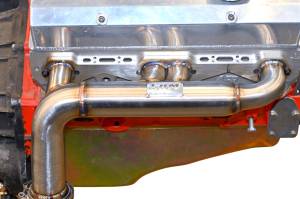 Small Block Chevy Single Turbo Header (Rear Crossover)