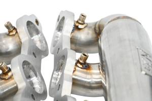 Chevy LS Turbo Header- Straight Exit (Shown with OPTIONAL EGT Bungs)