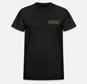 SHM Bronze Biker T-Shirt-Black Front