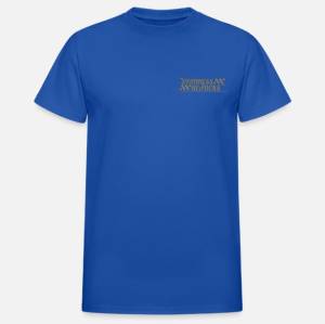 SHM Bronze Biker T-Shirt-Royal Blue Front