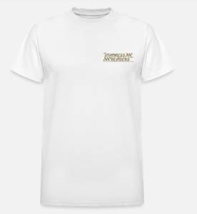 SHM Bronze Biker T-Shirt-White Front